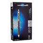 uni-ball; Vision&trade; Liquid Ink Rollerball Pens, Fine Point, 0.6 mm, Black Barrel, Black Ink, Pack Of 12