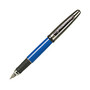 Yafa Ink Cartridge Fountain Pen, Medium Point, 1.0 mm, Blue Barrel, Assorted Ink Colors