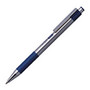 Zebra Pen F-301 Stainless Steel Pen - Medium Point Type - 1 mm Point Size - Refillable - Blue - Steel Barrel - 1 Each