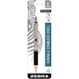 Zebra Pen F-402 Ballpoint Pen - Fine Point Type - 0.7 mm Point Size - Refillable - Black - Stainless Steel Barrel - 1 / Pack