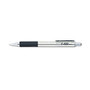 Zebra Pen F-402 Retractable Ballpoint Pen - Fine Point Type - 0.7 mm Point Size - Refillable - Black - Stainless Steel Barrel - 1 Each
