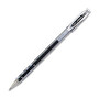 Zebra Pen J-Roller RX Gel Pens - Medium Point Type - 0.7 mm Point Size - Black Gel-based Ink - Rubber Barrel - 1 Dozen