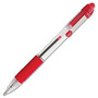 Zebra Pen Z-Grip - Medium Point Type - 1 mm Point Size - Red - Clear, Red Barrel