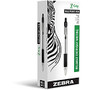 Zebra Pen Z-Grip Ballpoint Pen - Medium Point Type - 1 mm Point Size - Black - Black Barrel