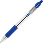 Zebra Pen Z-Grip Retractable Ballpoint Pens - Medium Point Type - 1 mm Point Size - Blue - Clear Plastic Barrel - 48 / Pack