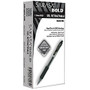 Zebra; Sarasa; Gel Ink Retractable Pens, Bold Point, 1.0 mm, Clear Barrel, Black Ink, Pack Of 12