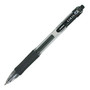 Zebra; Sarasa&trade; SE Retractable Gel Pens, Medium Point, 0.7 mm, Black Barrel, Black Ink, Pack Of 12
