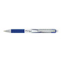 Zebra; Z-Grip&trade; Flight Pens, 1.2mm, White Barrel, Blue Ink, Pack Of 12