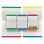 Post-it; Durable Tabs, Stripe Value Pack, 1 inch; And 2 inch; Tabs, 68 (1 inch;) Flags Per Pad, 48 (2 inch;) Flags Per Pad, Pack Of 7 Pads