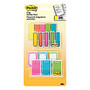 Post-it; Flag Combo Pack, 1/2 inch; & 1 inch;, Assorted Colors, 20 Flags Per Pad, Pack Of 16 Pads