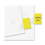 Redi-Tag Standard Size Page Flag - 50 x Yellow - 1 inch; x 1.69 inch; - Rectangle - Yellow - Removable, Self-adhesive - 50 / Pack