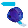 Redi-Tag; Nonprinted Indicator Flags In Dispenser, Blue