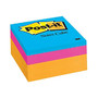 Post-it; Notes Designer Memo Cube, 3 inch; x 3 inch;, Orange Wave, 400 Sheets