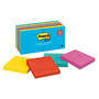 Post-it; Notes, Ultra Collection, 3 inch; x 3 inch;, 100 Sheets Per Pad, Pack Of 14 Pads