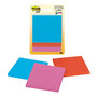 Post-it; Notes, Ultra Collection, Lined, 3 inch; x 3 inch;, Multicolor, 50 Sheets Per Pad, Pack Of 3 Pads