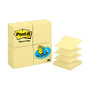 Post-it; Pop-Up Notes, 3 inch; x 3 inch; Canary Yellow, 100 Sheets Per Pad, Pack Of 24 Pads