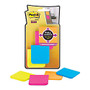 Post-it; Super Sticky Full Adhesive Notes, 2 inch; x 2 inch;, Assorted Bright Colors, 25 Sheets Per Pad, Pack Of 8 Pads