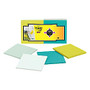 Post-it; Super Sticky Full Adhesive Notes, 3 inch; x 3 inch;, Assorted Colors, 25 Sheets Per Pad, Pack Of 12 Pads