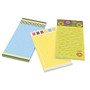 Post-it; Super Sticky Fun Design Notes With Magnet, 4 inch; x 8 inch;, Peach Posey Design, 75 Sheets Per Pad, Pack Of 3 Pads