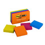 Post-it; Super Sticky Notes, 2 inch; x 2 inch;, Rio de Janeiro Collection, 90 Notes Per Pad, Pack Of 8 Pads