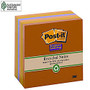 Post-it; Super Sticky Notes, Recycled, 3 inch; x 3 inch;, Bali Collection, 90 Sheets Per Pad, Pack Of 6 Pads