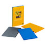 Post-it; World Colors Collection Super Sticky Notes, 4 inch; x 6 inch;, New York City Palette, 90 Notes Per Pad, Pack Of 3 Pads