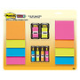 Post-it; World Of Color Collection Rio de Janeiro Super Sticky Notes, 3 inch; x 3 inch;, Assorted Colors, 45 Notes Per Pad, Pack Of 8 Pads