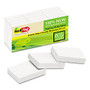 Redi-Tag; Sugar Cane Self-Stick Notes, 1 1/2&rdquo; x 2&rdquo;, White, 100 Sheets Per Pad, Pack Of 12 Pads