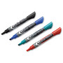 Quartet; EnduraGlide; Dry-Erase Markers, Chisel, Assorted Colors, Pack Of 4