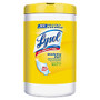 Lysol; Disinfecting Wipes, Lemon & Lime Blossom Scent, 110 Sheets Per Tub, Box Of 6