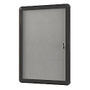 Bi-Office; 100% Recycled Anodized Aluminum Enclosed Fabric Bulletin Board, 24 inch; x 36 inch;