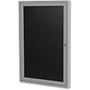 Ghent Aluminum Frame Indoor Enclosed Letterboard - 36 inch; Height x 24 inch; Width - Aluminum Frame - 1 Each