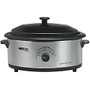 Nescote; Stainless Steel Roaster With Non-Stick Cookwell, 6 Quart, Silver