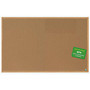 MasterVision&trade; Earth Cork Board With Fiberboard Frame, 48 inch; x 72 inch;, 60% Recycled