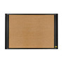Post-it; Self-Stick Framed Bulletin Board, 36 inch; x 24 inch;, Brown/Graphite Frame
