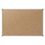 Quartet; Basic Cork Bulletin Board, 24 inch; x 18 inch;, Aluminum Frame