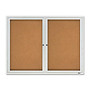 Quartet; Enclosed Outdoor Bulletin Board, 2 Doors, 36 inch;H x 48 inch;W