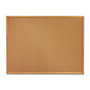Sparco Wood Frame Cork Board, 48 inch; x 36 inch;, Natural Frame