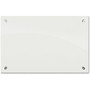 Balt Frosted Pearl Glass Dry Erase Markerboard - 36 inch; (3 ft) Width x 24 inch; (2 ft) Height - Frosted Pearl Tempered Glass Surface - Rectangle - Wall Mount - 1 Each