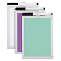FORAY; Magnetic Dry-Erase Board, 5&rdquo; x 7&rdquo;, Assorted Colors, Aluminum Frame