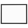 FORAY; Magnetic Dry-Erase Decor Board, 18 inch; x 24 inch;, White, Black Frame