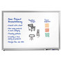 FORAY&trade; Aluminum-Framed Dry-Erase Board With Marker, 24 inch; x 36 inch;, White Board, Silver Frame