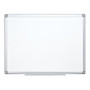 FORAY&trade; Aluminum-Framed Dry-Erase Board, 36 inch; x 48 inch;, White Board, Silver Frame