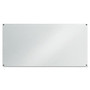 Lorell Glass Dry-Erase Board - 72 inch; (6 ft) Width x 36 inch; (3 ft) Height - Frost Glass Surface - Rectangle - Mount - Assembly Required - 1 Each