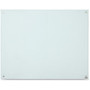 Lorell Magnetic Glass Board - 46 inch; (3.8 ft) Width x 36 inch; (3 ft) Height - White Glass Surface - Rectangle - 1 Each