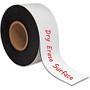 MasterVision Magnetic Dry Erase Roll - 2 inch; (0.2 ft) Width x 600 inch; (50 ft) Length - White - 1 / Roll