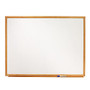 Quartet; Dry-Erase Board With Oak Frame, 24 inch; x 36 inch;