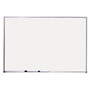 Quartet; Melamine Dry-Erase Board, 48 inch; x 72 inch;, Expanded Marker Tray, Aluminum Frame