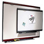 Quartet; Prestige Plus; Premium Porcelain Magnetic Dry-Erase Board, 48 inch;H x 96 inch;W, White Board, Graphite Frame