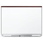 Quartet; Prestige; 2 Magnetic Total Erase; Whiteboard, Mahogany Frame, 96 inch; x 48 inch;